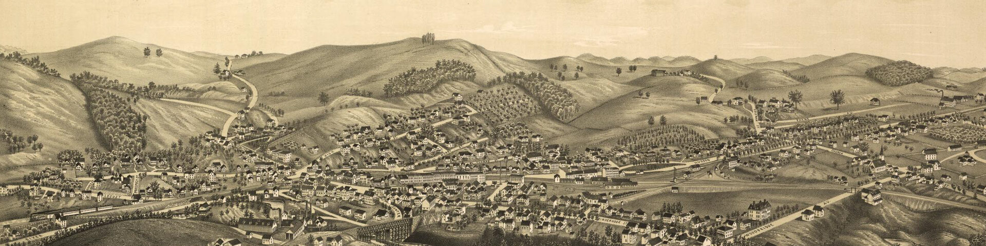 Chatham 1886 Panorama