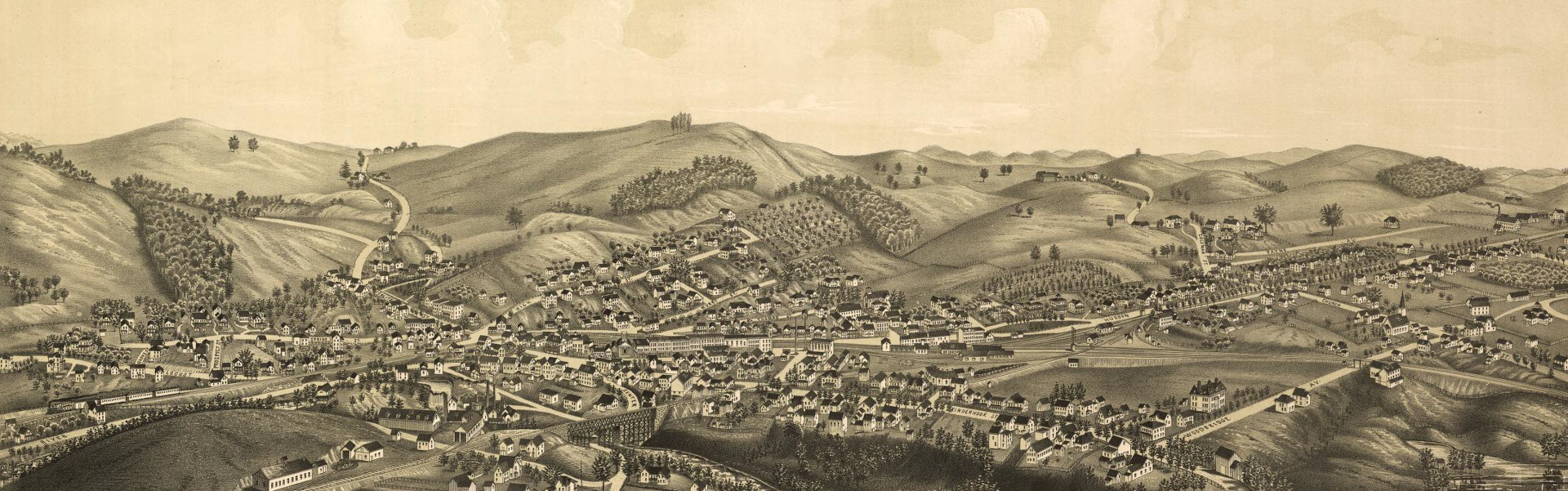 Chatham 1886 Panorama